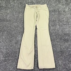 Maurices Pants Womens 5/6 X-Long Beige Khakis Straight Casual Work City Preppy